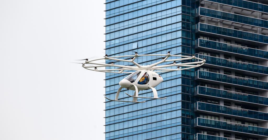 Volocopter eyes air taxi services in Singapore by 2023